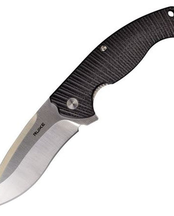 Ruike P852B Safety Lock Blade Knife with Stainless Steel Handle