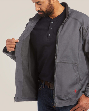 Ariat Men's FR Duralight Stretch Canvas Field Jacket - Iron Gray
