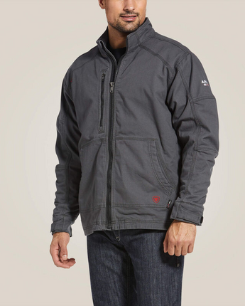 Ariat Men's FR Duralight Stretch Canvas Field Jacket - Iron Gray